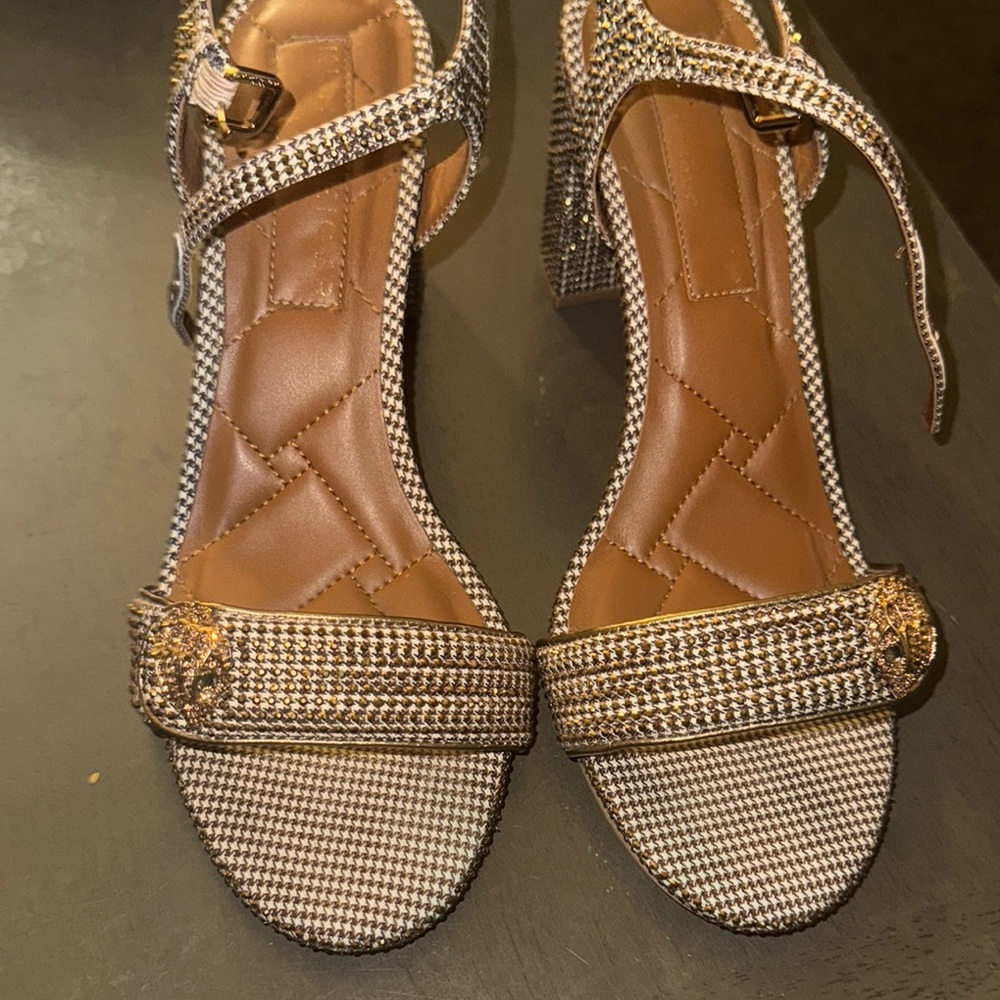 Black and Gold Heels with Crystal Embellishments  I only wore them one time!